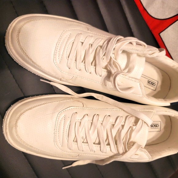 Asos White Men's Size 12 Sneakers - Picture 3 of 7